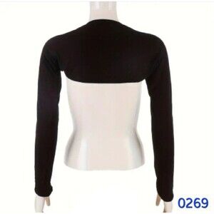 Womens Fashion Shoulder Cape Sleeves - Black - 0269